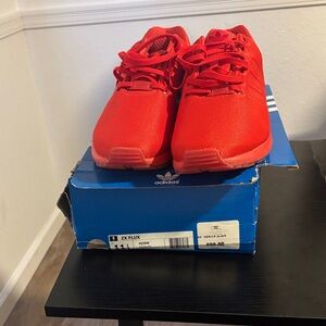 Adidas Men ZX Flux Bright Red Sneakers